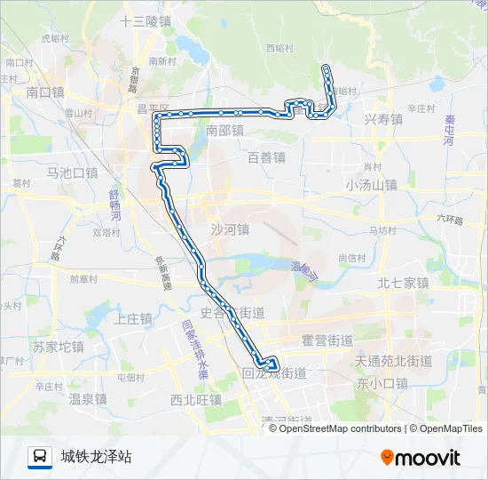 昌21 Bus Line Map