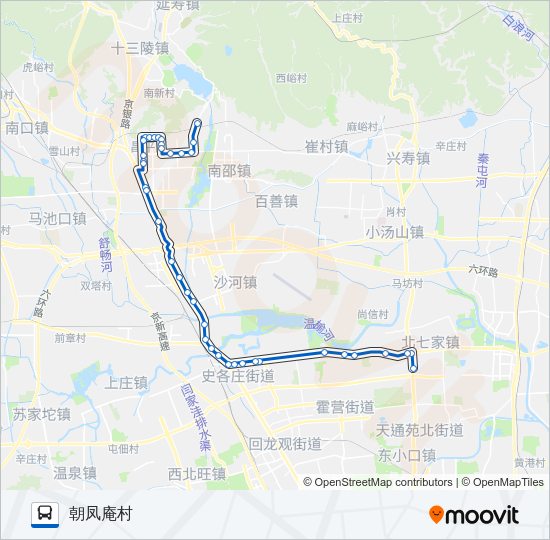 公交昌22路的线路图