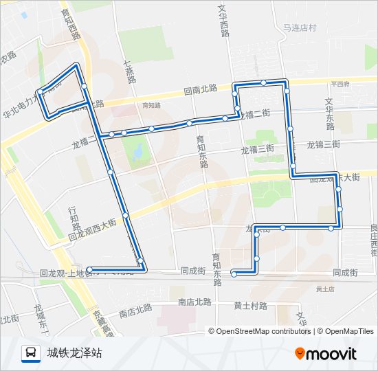 公交昌25路的线路图