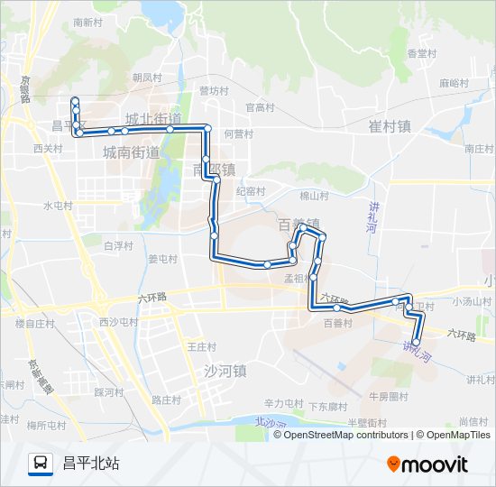 昌28 Bus Line Map