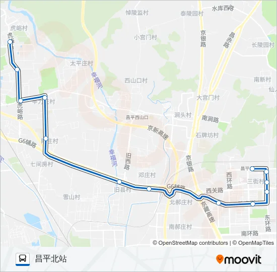 昌36 Bus Line Map
