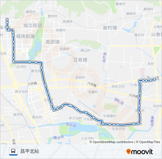 昌52 bus Line Map