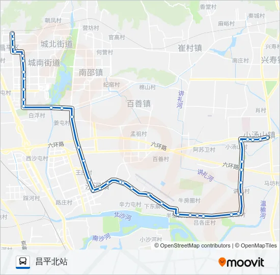 昌52 Bus Line Map