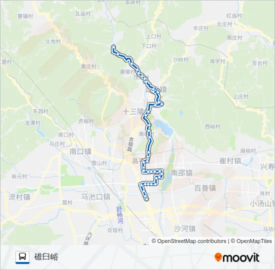 昌55 Bus Line Map