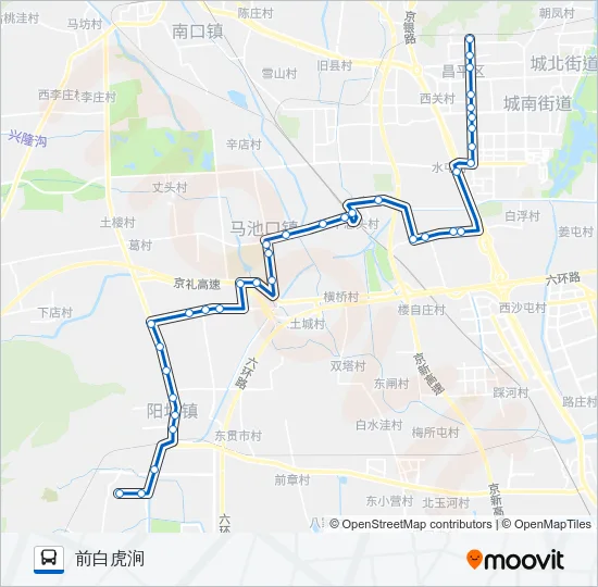 昌57 Bus Line Map
