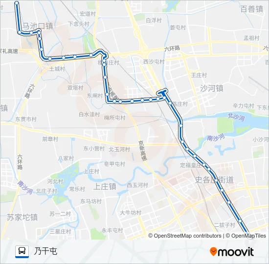 昌58 Bus Line Map
