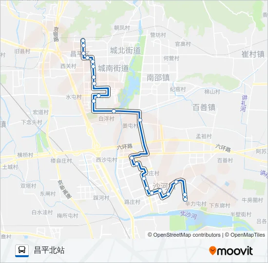 昌66 Bus Line Map