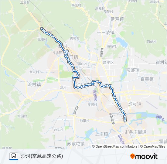 昌68 bus Line Map