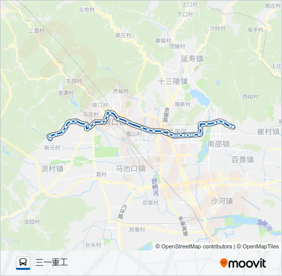 昌70 Bus Line Map
