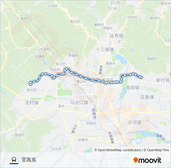 昌70 Bus Line Map
