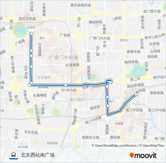 特17 Bus Line Map