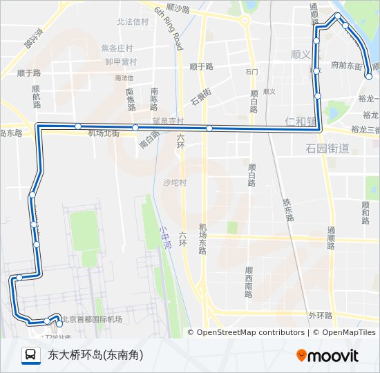 空港2 bus Line Map