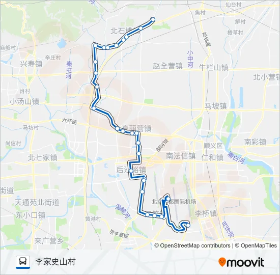 空港6 Bus Line Map