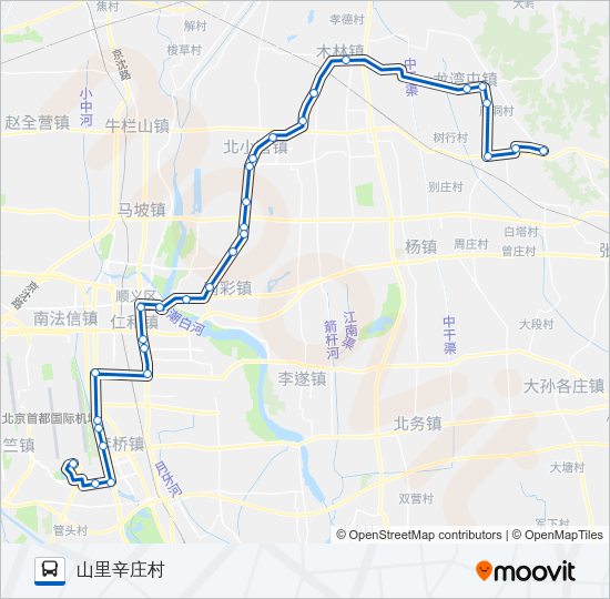 公交空港8路的线路图