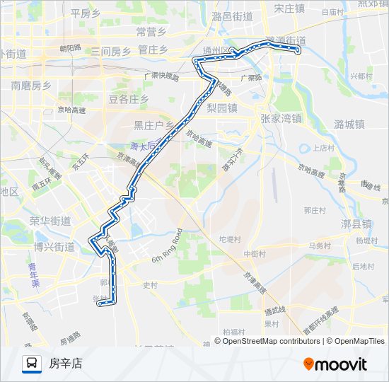 通12 bus Line Map