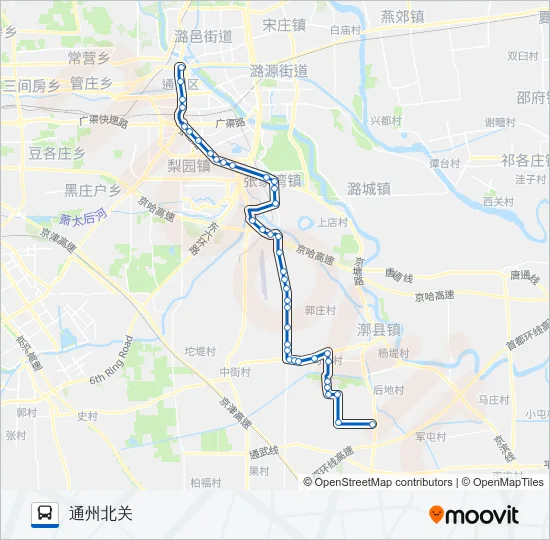 通14 Bus Line Map