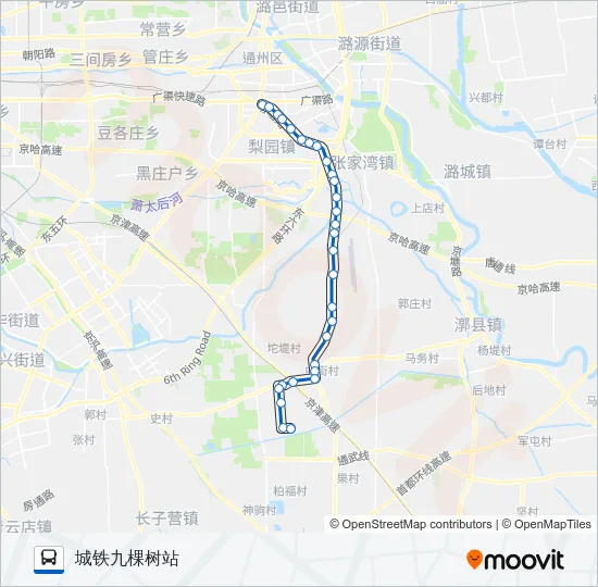通15 Bus Line Map