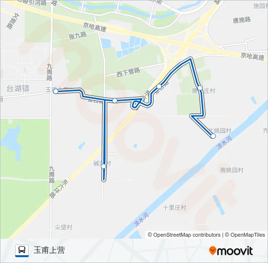 通18 Bus Line Map