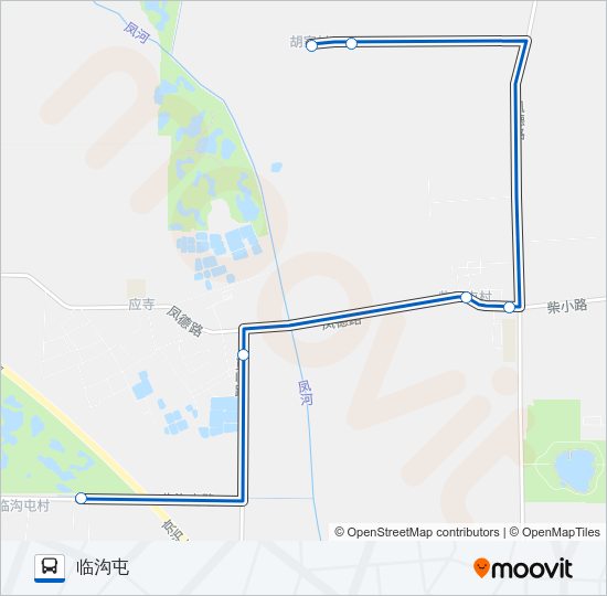 公交通23路的线路图