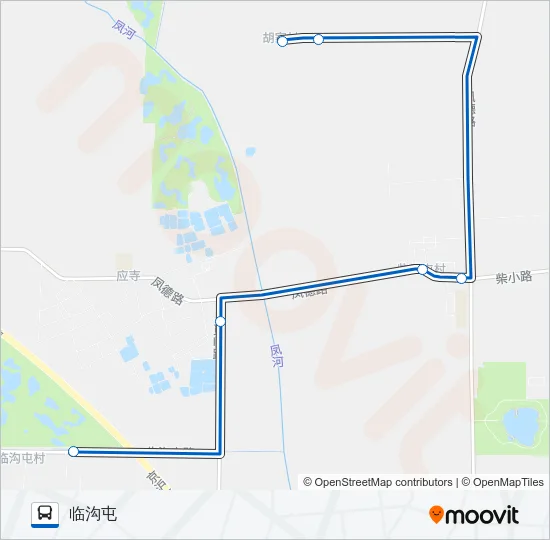 通23 Bus Line Map