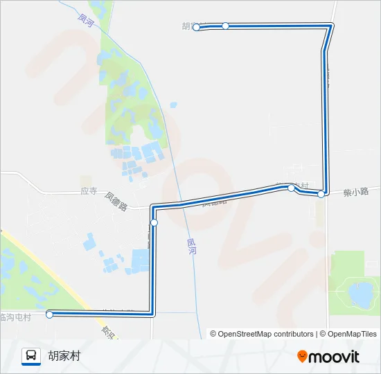 通23 Bus Line Map