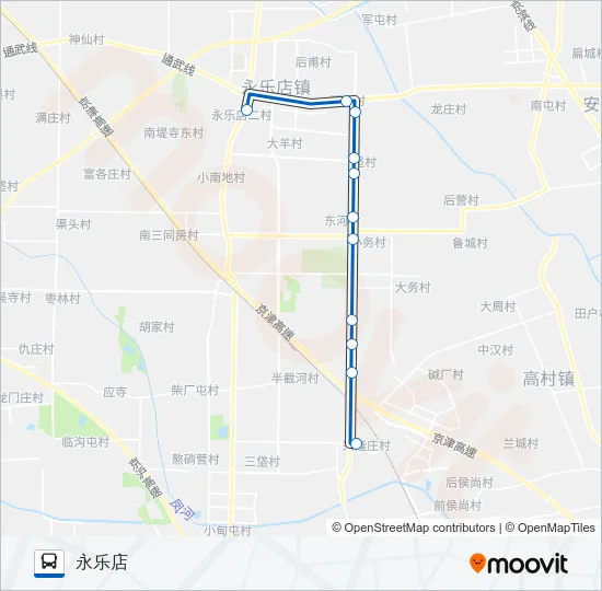 通24 Bus Line Map