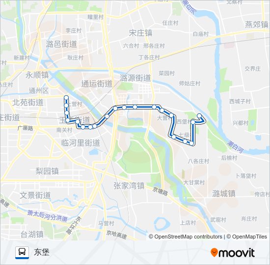 公交通26路的线路图