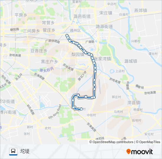 公交通27路的线路图
