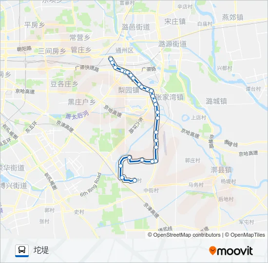 通27 Bus Line Map
