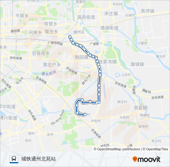 公交通27路的线路图
