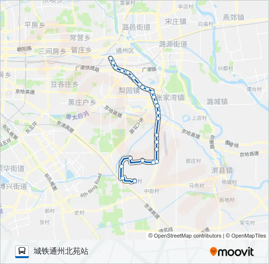通27 Bus Line Map