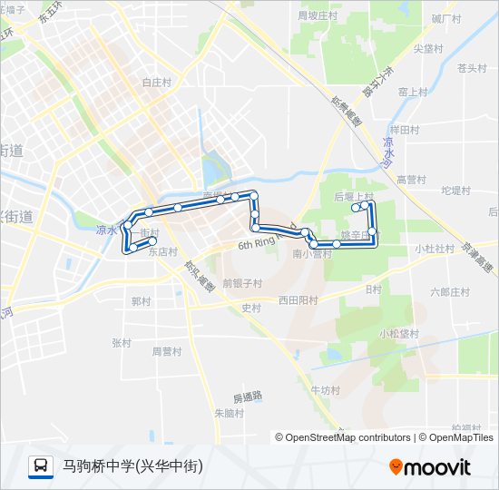 公交通28路的线路图