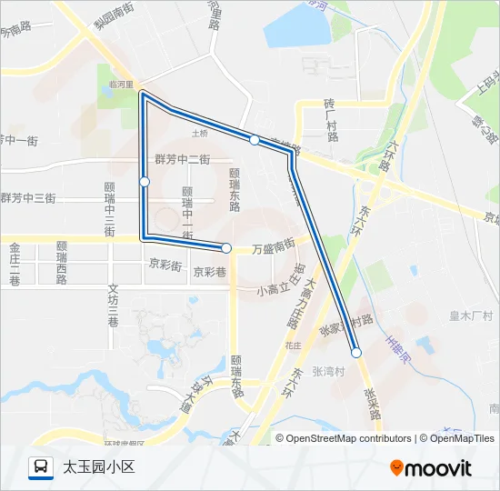 通34 Bus Line Map