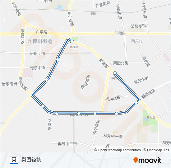 公交通35路的线路图