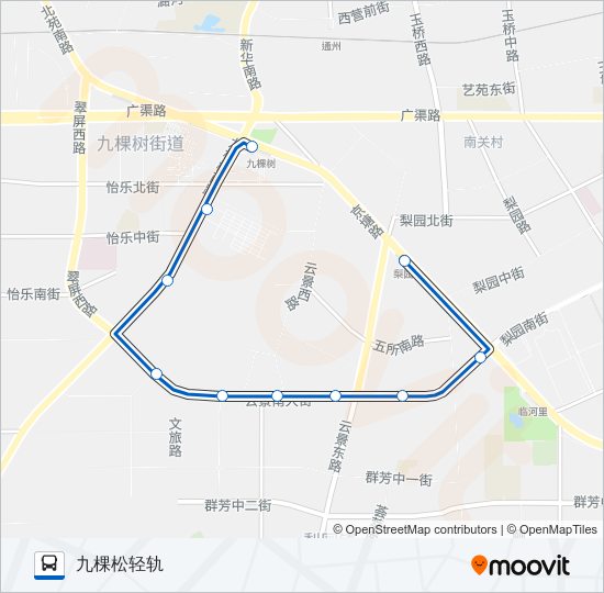 通35 bus Line Map