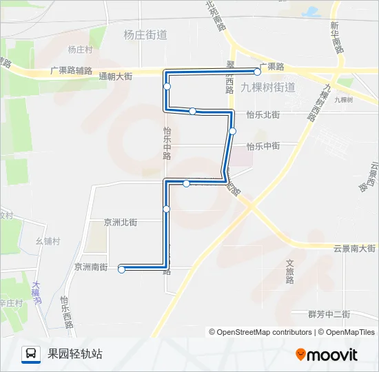 通36 Bus Line Map