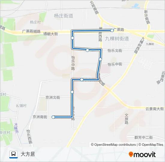 通36 Bus Line Map