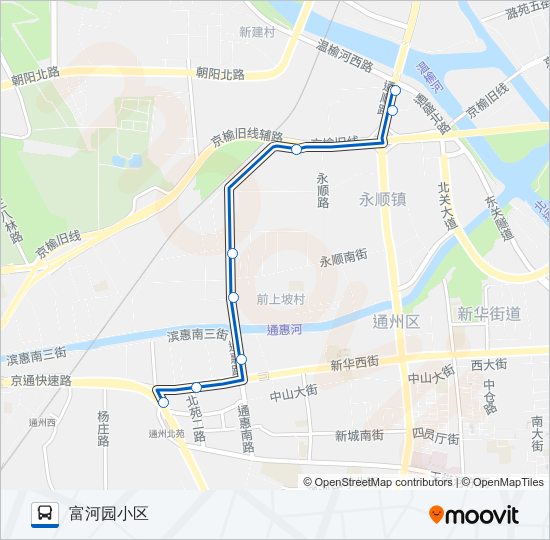 通37 bus Line Map