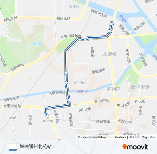 通37 bus Line Map
