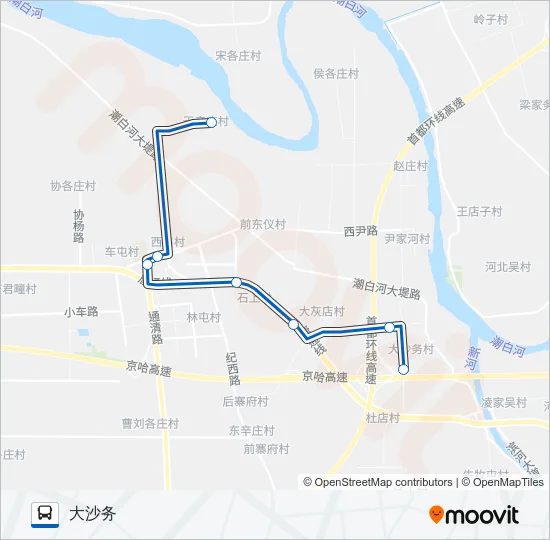 通39 Bus Line Map