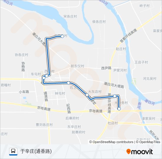 通39 bus Line Map