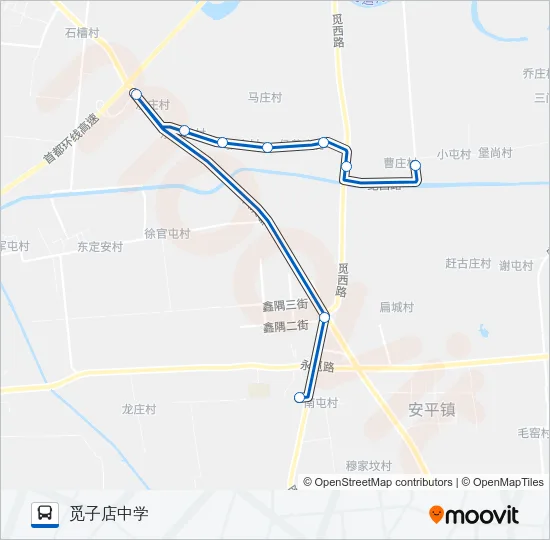 通42 Bus Line Map