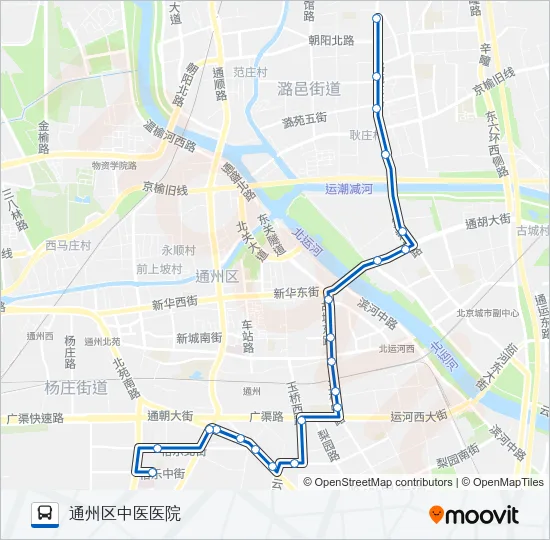 通44 Bus Line Map