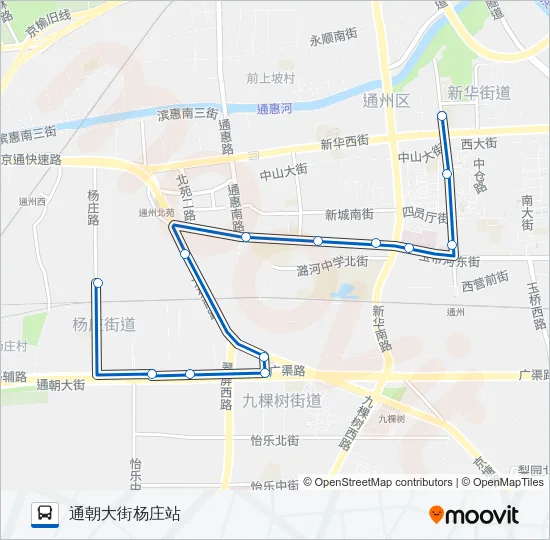 通46 Bus Line Map