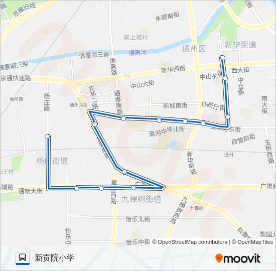 通46 Bus Line Map
