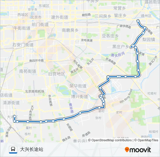 郊87 Bus Line Map