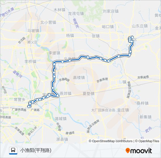 公交郊88路的线路图