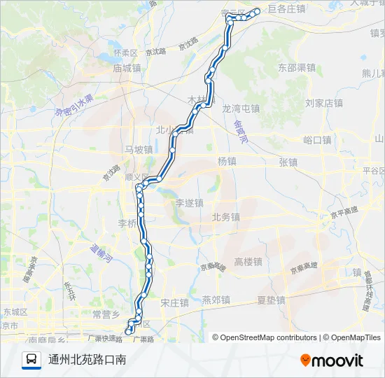 郊89 Bus Line Map