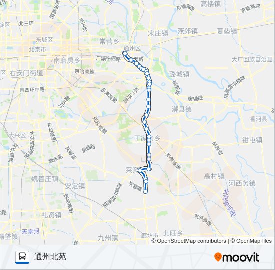 郊90 bus Line Map