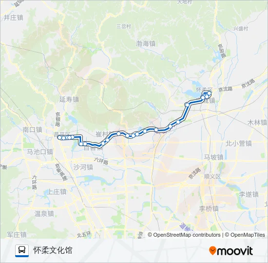 郊94 Bus Line Map